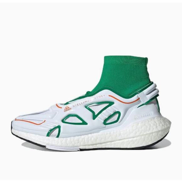 Adidas Stella McCartney Womens Ultraboost 22 Elevated Sneaker Size 9.5 Green NIB - Picture 1 of 13